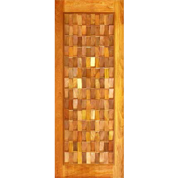 Porta Montada Pivotante de Madeira Eucalipto Ambos os Lados 2,10x1,00m 622 Galon