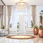 Porta Montada Pivotante Decorada Metal Alumínio Lucasa Eccellente Esquerdo 2,25x1,30m Ullian