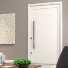 Porta Montada Pivotante Decorada Metal Alumínio Lucasa Eccellente Esquerdo 2,25x1,30m Ullian