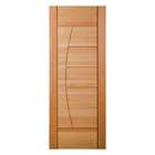 Porta Montada Pm78 Solar Em Madeira Maciça Eucalipto Cruzeiro