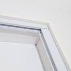 Porta Montada Sanfonada Lisa de Plástico PVC 2,10x0,60m Artens