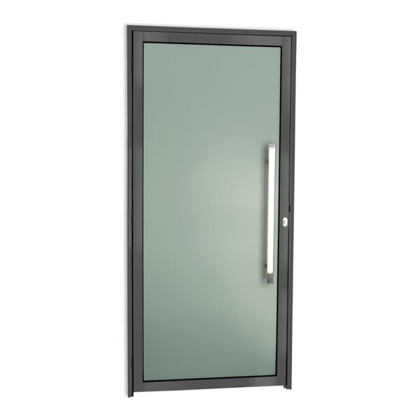 Porta Murano Com Puxador Super 210cm X 100cm Brimak Cinza