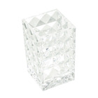 Porta Objeto de Banheiro Acrílico Quadrado sem Tampa Essence Incolor