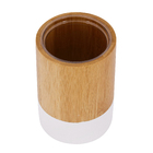 Porta Objeto de Banheiro Redondo Bamboo James