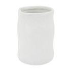 Porta Objeto de Banheiro de Cerâmica Branco Oikos