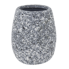 Porta Objeto de Banheiro de Cerâmica Cinza Oikos