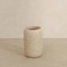 Porta Objeto de Banheiro de Resina Off White Oikos