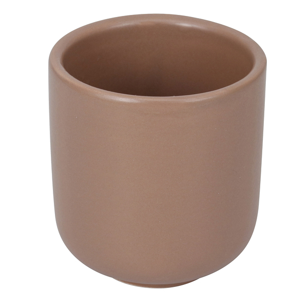 Porta Objeto em Cerâmica Marrom Claro Mart