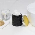 Porta Objeto Redondo com Tampa Preto Mart Collection