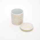 Porta objeto Zôdio poá dourado