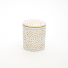 Porta objeto Zôdio poá dourado