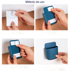 Porta Objetos Celular Controle Suporte De Parede Kit 2 Peças
