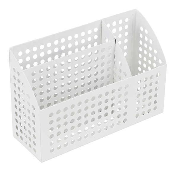 Porta Objetos de Parede Metal Branco Oikos