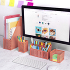 Porta Objetos de Parede Metal Laranja Oikos