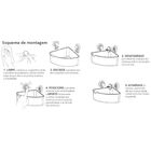 Porta Objetos Organizador Cozinha Banheiro Fixação Ventosa -a