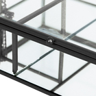 Porta objetos Retangular Preto Bancada 25 x 6 x 16 Oikos