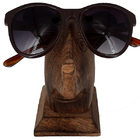 Porta Óculos Elefante Decorativo Em Madeira 3d