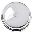 Porta Oregano Ou Queijo Ralado Vidro E Aço Inox Forma 0040-