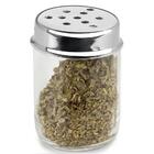 Porta Oregano Ou Queijo Ralado Vidro E Aço Inox Forma 0112 1un