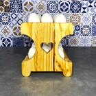 Porta Ovos Circular Madeira Para 30 Unidades - Organizador de