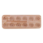 Porta Ovos De Madeira Pinus 31cm X 11cm X 2cm - Woodart