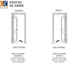 Porta Palheta  Para Banheiro Livre/ocupado 1,80 X 0,80 Direita