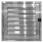 Porta Palheta Abrigo Alçapão Alumínio 80x80 - Linha 25