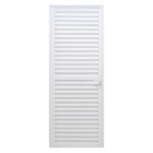 Porta Palheta Alumínio Branco 215x60x6cm Com Ventilação Jap C