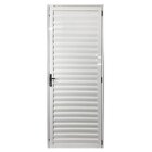 Porta Palheta Alumínio Branco 2.10 X 0.90 Linha 25 Lado:esque