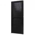 Porta Palheta Alumínio Preto 215x80x6,6 Com Ventilação Perfec