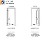 Porta Palheta Brilhante Esquerda 2,10 X 0,80