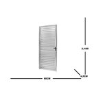 Porta Palheta Direita 210x80cm Ecosul Esquadrisul