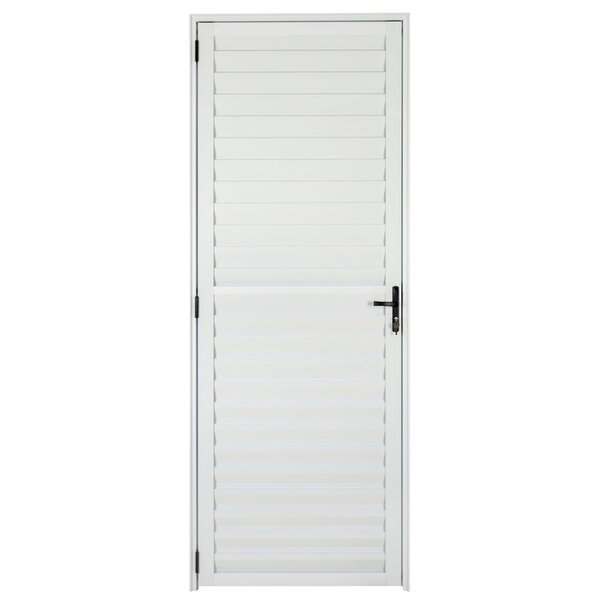 Porta Palheta Esquerda Ecosul 210x80cm Esquadrisul Branco