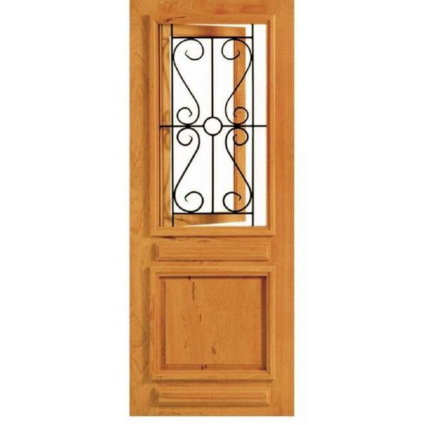 Porta Pampulha - Ferro E Madeira Maciça - Angelim Medida:2,10