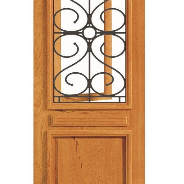 Porta Pampulha Ii - Ferro E Madeira Maciça - Angelim Medida:2