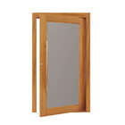 Porta Panoramica Sem Vidro Em Madeira Maciça Tauari Mapaf 90c