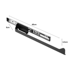 Porta Panos Toalhas De Embutir Armário Cozinha Preto Master