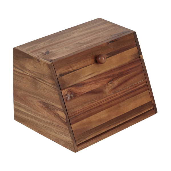 Porta Pão Acácia Bege com Tampa Oikos