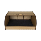 Porta Pão E Bolo De Mdf Tampa Retrátil Basculante Para Mesa T