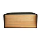 Porta Pão Preto 10,54L 14,2x23x32,3cm Casual Delinia