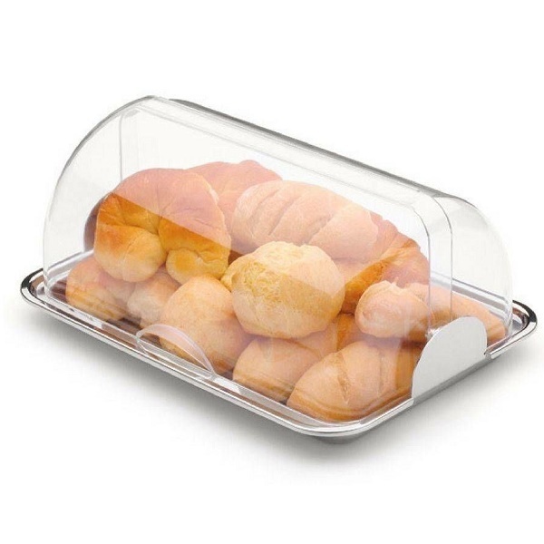 Porta Pao Vision Aço Inox San Forma 0145