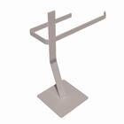 Porta Papel Chão Reserva Duplo Toalha Rosto Banheiro Branco