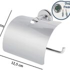 Porta Papel Com Tampa - Inox