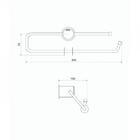 Porta Papel Domus 103 Duplo C40 Meber