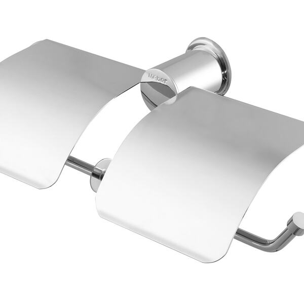 Porta Papel Domus 103 Duplo C/ Tampa Meber