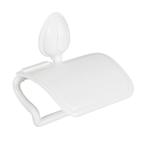 Porta Papel Higênico Simples Plástico Branco Bonno Aquaplás