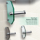 Porta Papel Higiênico 12x17,5 Cm - 8mm - Fume