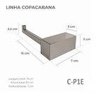 Porta Papel Higiênico [lado Esquerdo] Aço Inox 304 [c-p1e]