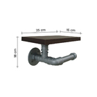 Porta Papel Higiênico Acessório Para Banheiro Papeleira Supor