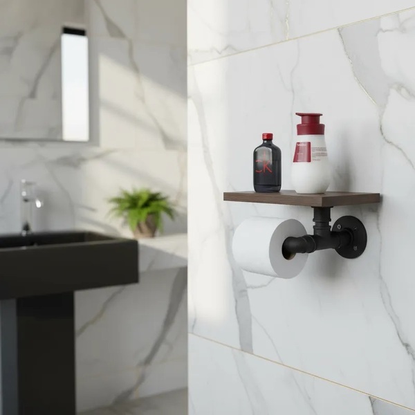 Porta Papel Higiênico Acessório Para Banheiro Papeleira Supor